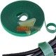 VELCRO DOBLE FAZ 20 MTS X 2CM ANCHO. VERDE AMARRA CABLES