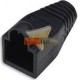 FUNDA, CAPUCHON PARA CONECTOR RJ45, 100 UNI. NEGRO