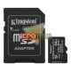 MEMORIA MICRO SD 64 GB CLASE 10+ADAPTADOR, CANVAS SELECT PLUS, KINGSTON