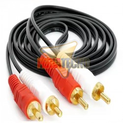 CABLE DE AUDIO 2 RCA 1,5 MTS.
