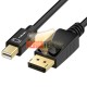 CABLE MINI DISPLAY PORT A DISPLAY PORT 1,8 METROS