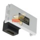PLACA A MURO 1 PUERTO HDMI H/H 90°, TIPO COPLA