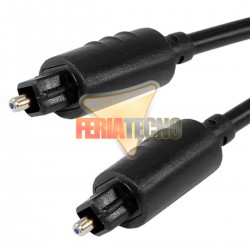 Cable Toslink de 15 Metros Audio Óptico Digital