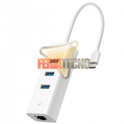 Adaptador USB-C a RJ45, Hub 3 Puertos USB 3.0 TP-Link UE330C. Ethernet Gigabit