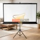 Telón Tripode 180x135 Retráctil 86" Premium
