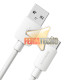 CABLE USB-C A USB, 1 METRO. CARGA RAPIDA Y SINCRONIZACIÓN. BLANCO