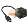 SPLITTER 1 HDMI A 2 HDMI HEMBRA, PASIVO.