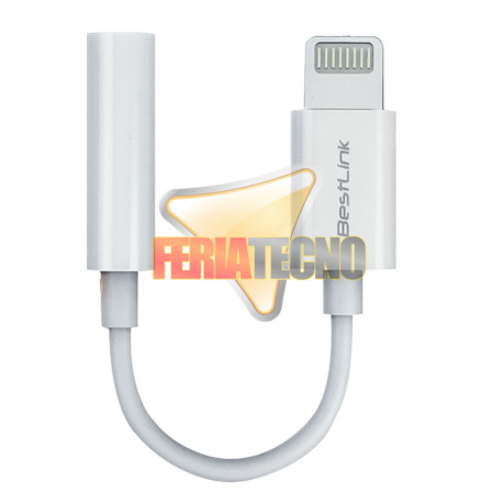 Adaptador Lightning a Jack 3.5mm para iPhone Audio Auxiliar