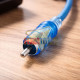 ADAPTADOR DE AUDIO RCA MACHO A 2 RCA HEMBRA