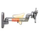 Soporte Monitor Pared Brazo Aluminio 13-27" Extensión 26cm