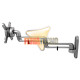 Soporte Monitor Pared Brazo Aluminio 13-27" Extensión 42cm