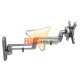 Soporte Monitor Pared Brazo Aluminio 13-27" Extensión 42cm