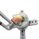 Soporte Monitor Pared Brazo Aluminio 13-27" Extensión 42cm