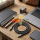 Cable USB-C a USB-C 60W Carga y Datos Trenzado 1mt