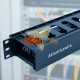 ORDENADOR DE CABLES RACK 1U 19" NEGRO