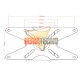 SOPORTE PARA LCD/LED EN MURO 15" A 30"