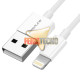 CABLE USB PARA IPHONE 5 / 6, IPOD, IPAD. BLANCO. 1 METRO. RC-129I
