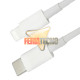 CABLE USB-C PARA IPHONE, IPAD. BLANCO. 1 METRO. CARGA RAPIDA