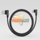 Cable USB-C a USB-A 1 Metro Conector en L 3.0A Trenzado Carga