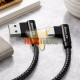 Cable USB-C a USB-A 1 Metro Conector en L 3.0A Trenzado Carga