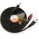 Cable Audio 3.5 a 2 RCA 10 Mts Premium Conector Baño Oro