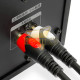 Cable Audio 3.5 a 2 RCA 10 Mts Premium Conector Baño Oro