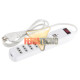 ALARGADOR 6 TOMAS Y 2 USB, 1.5 METROS. SWITCH ON/OF. BLANCO