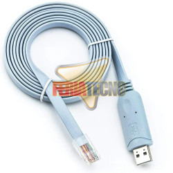 Cable Consola USB a RJ45 1m Para Configuracion Red