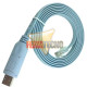 Cable Consola USB a RJ45 3m Para Configuracion Red