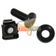 Kit Tuerca Enjaulada M6 Tornillo Y Golilla Para Rack X25 Unidades
