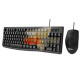 Kit Teclado Y Mouse Alambrico USB Ergonomico