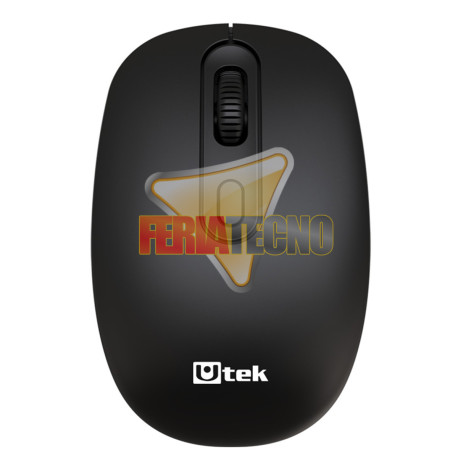 Mouse Inalambrico 2.4 GHz Optico Negro USB Utek