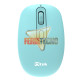 Mouse Inalambrico 2.4 GHz Optico Celeste USB Utek