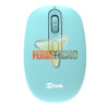 Mouse Inalambrico 2.4 GHz Optico Celeste USB Utek