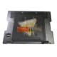 VENTILADOR PARA NOTEBOOK USB, AJUSTABLE EN ALTURA, 2 USB, LUZ AZUL. NEGRO
