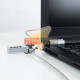 CANDADO DE SEGURIDAD PARA NOTEBOOK 1.8 MTS. CON CLAVE. PREMIUM