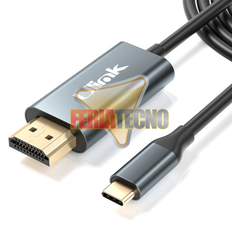 CABLE USB-C A HDMI 1,8 MTS. 4K 60HZ