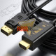 Cable HDMI A DisplayPort 4K 60HZ 1,8m, Negro.