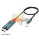 Cable USB-C A HDMI 8K 30Hz 4K 120Hz 1.8m