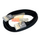 CABLE DISPLAY PORT 1,8 METROS, 8K V1.4, NEGRO.