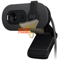 Webcam Logitech Brio 100 Full HD 1080p Con Micrófono Negro
