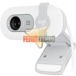 Webcam Logitech Brio 100 Full HD 1080p Con Micrófono Blanco