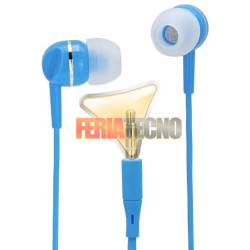 Audífonos Manos Libres Motorola Earbuds 105 Jack 3.5mm Azul