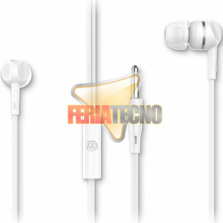Audífonos Manos Libres Motorola Earbuds 105 Jack 3.5mm Blanco