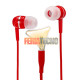 Audífonos Manos Libres Motorola Earbuds 105 Jack 3.5mm Rojo
