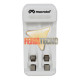 CARGADOR CON 4 PILAS RECARGABLES, 2 AAA Y 2 AA