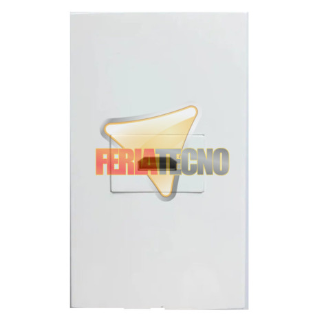 PLACA A MURO 1 PUERTO HDMI H/H 90°, TIPO COPLA