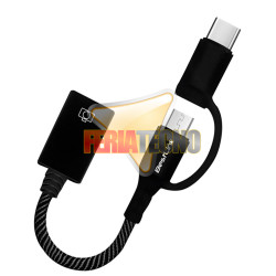 Adaptador OTG 2 en 1 USB-C Micro USB a USB Hembra