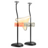 Par Soporte Pedestal Parlante 3 Anclajes Ajustable 76-103cm Base Pesada