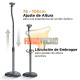 Par Soporte Pedestal Parlante 3 Anclajes Ajustable 76-103cm Base Pesada